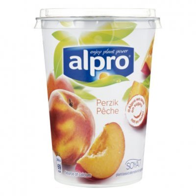 Alpro Plantaardige variatie op yoghurt perzik